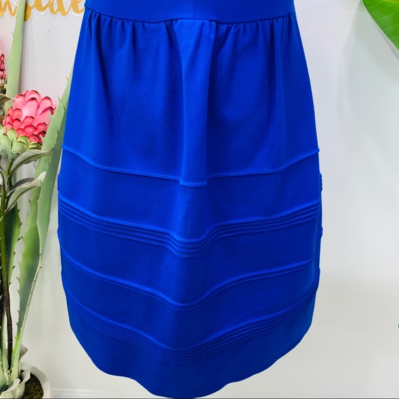 MADEWELL Cobalt Blue Fit Flare Sleeveless Dress - Picture 5 of 12